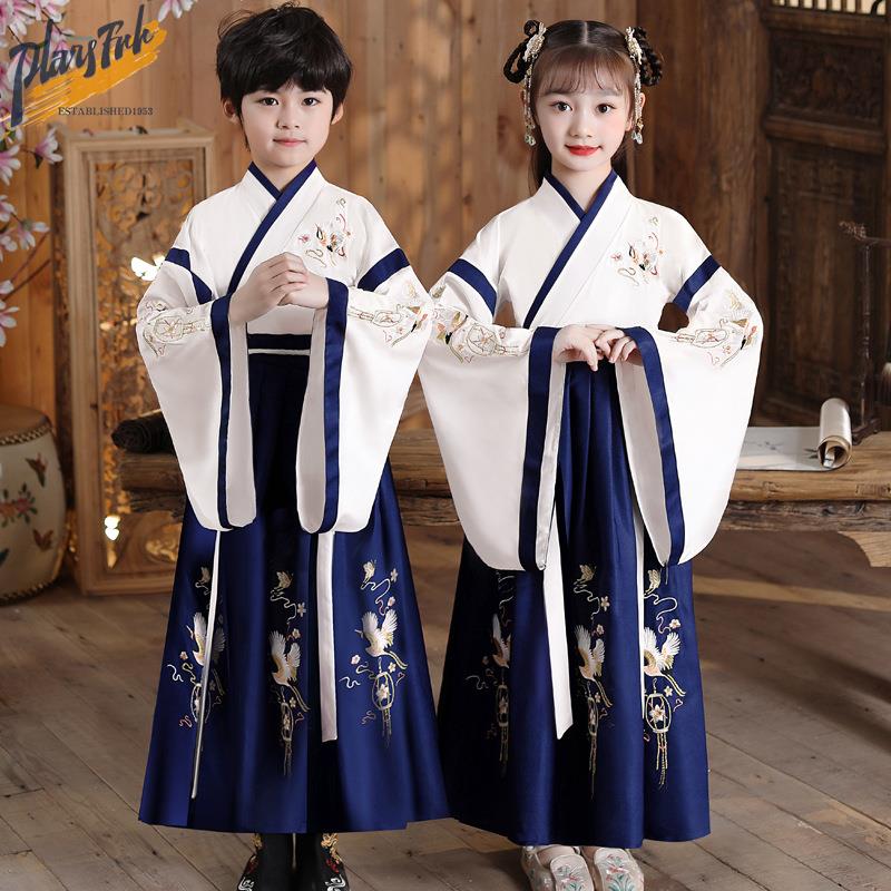 Summer Clothing Online - Erkek Çocuk Hanfu Yazlık İnce Kısa