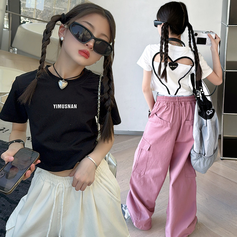 Summer Loving Kids Clothing - Yaz tasarımcı pamuk çocuk kız t