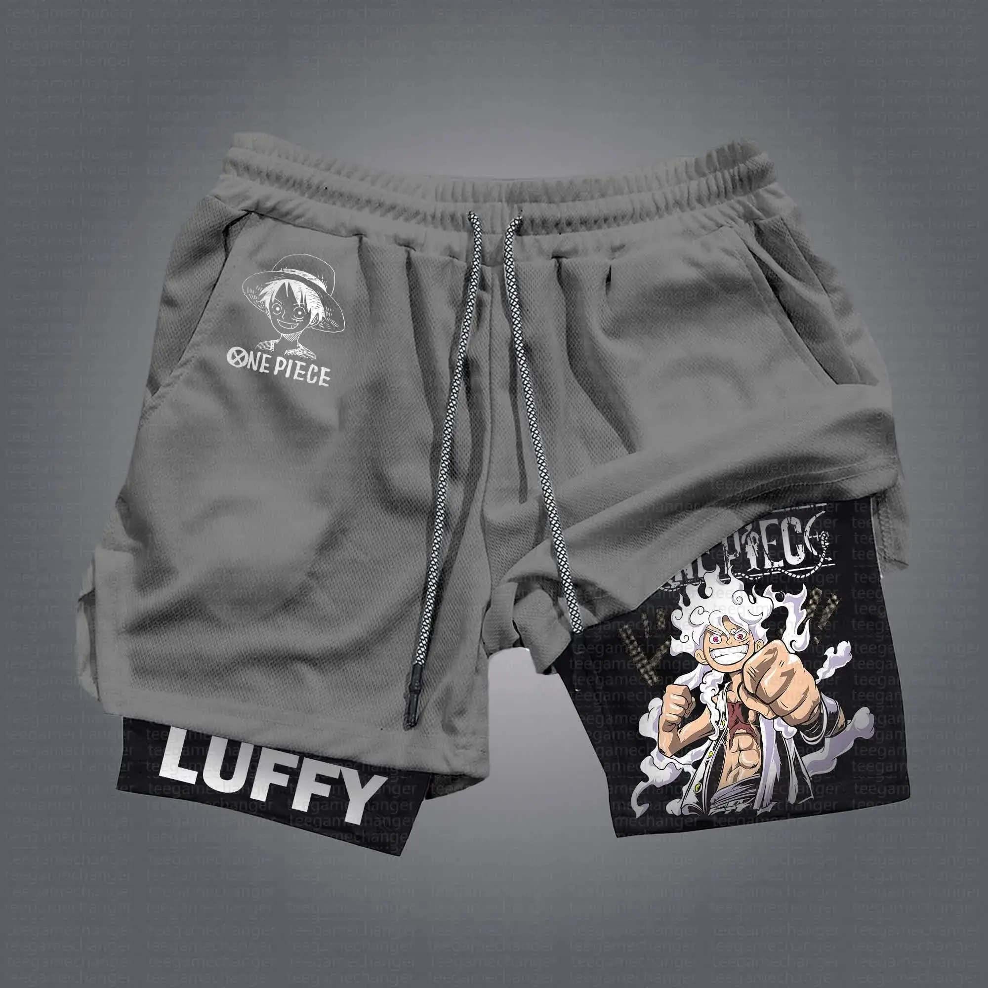 Summer Clothing Layering - 2025 One Piece Luffy Anime Erkek