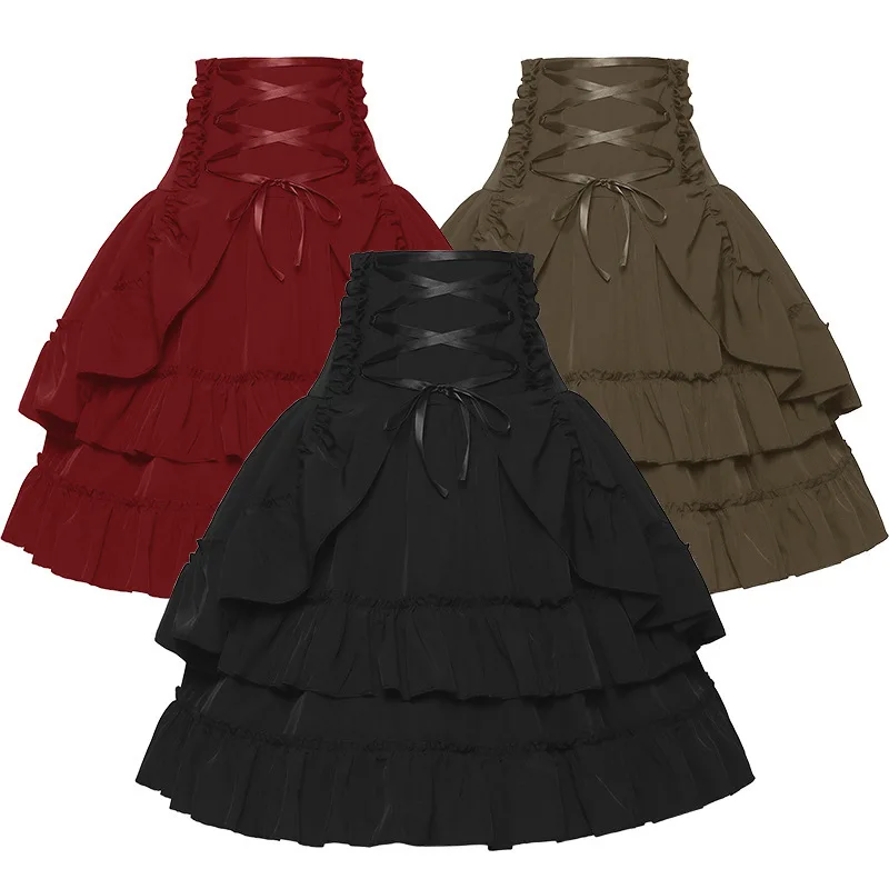 Summer Renaissance Clothing - Kadın Victoria Etek Ortaçağ Rönesans Mahkemesi