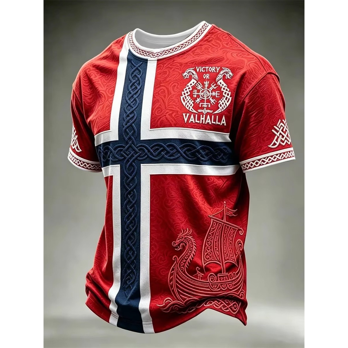 Summer Viking Clothing - Norveç Viking T Shirt Erkekler Norge