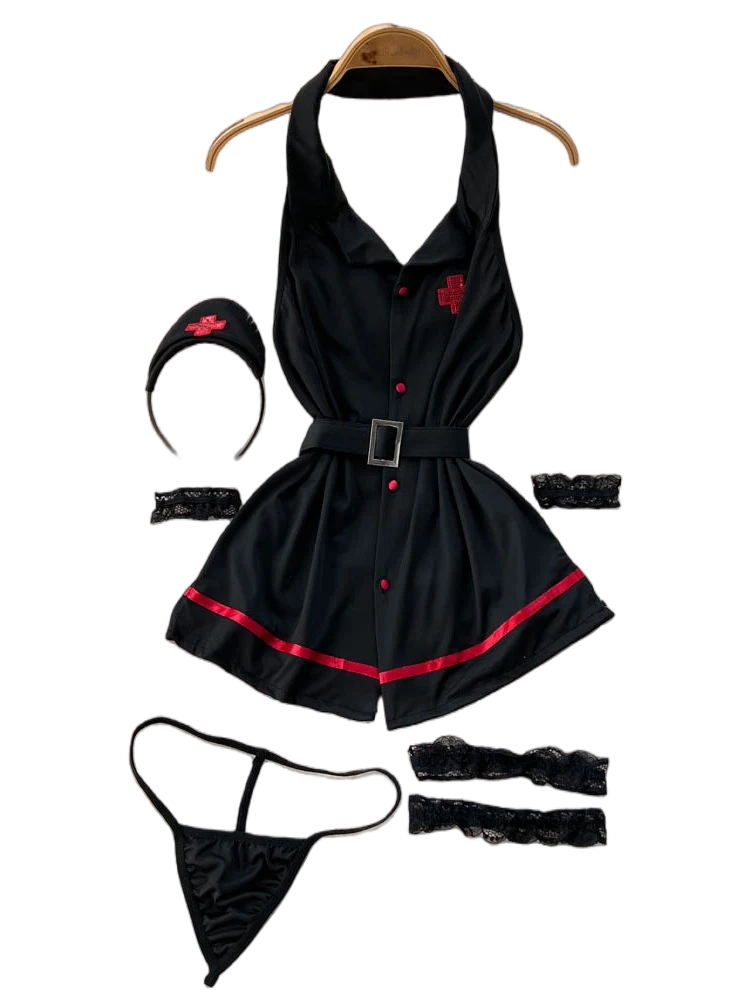 Summer Clothing For Petite Women - Erotik Moda Seksi Halter Lingerie Elbise