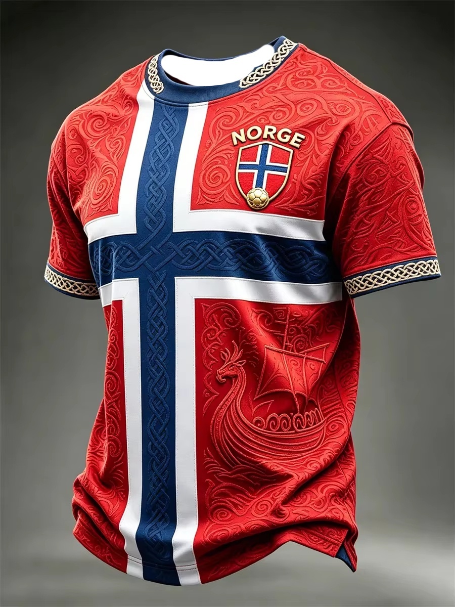 Summer Viking Clothing - 2026 Erkekler Norveç Futbol Forması Tam