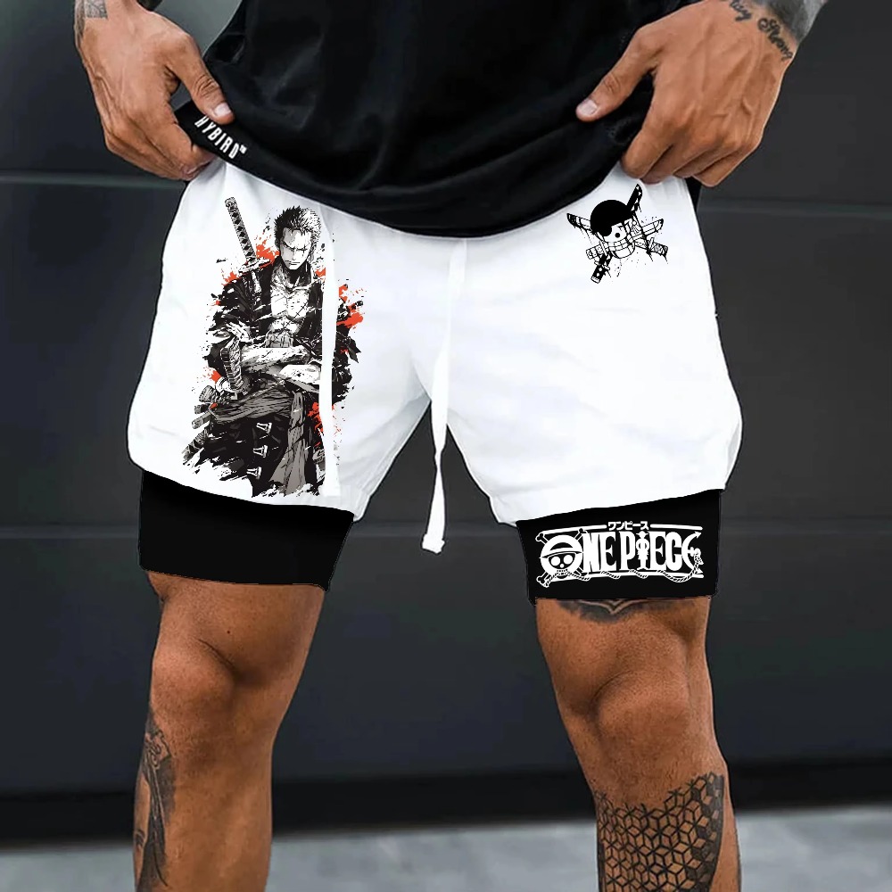 Summer Clothing Layering - Bandai One Piece Luffy Baskılı Çift