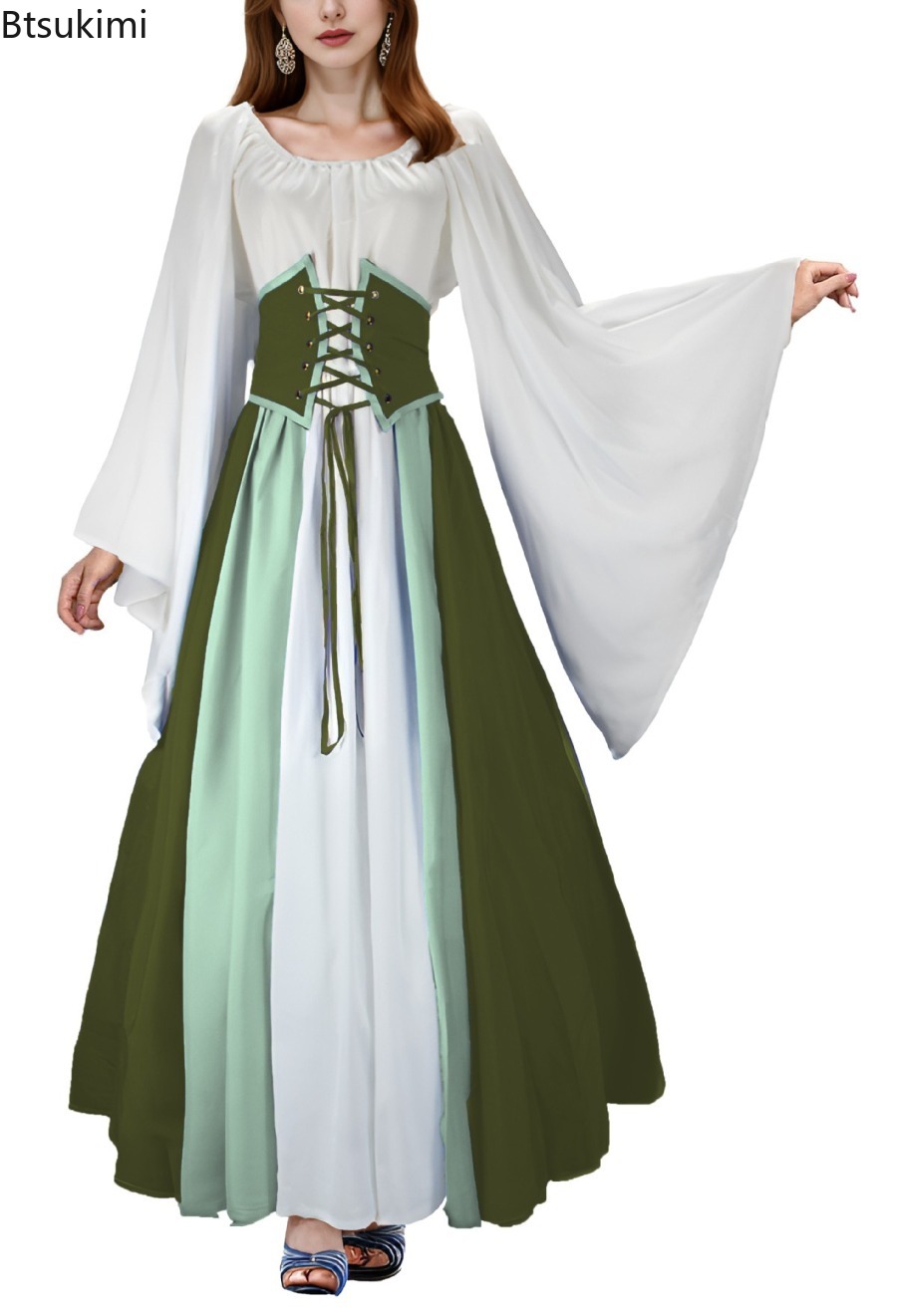 Summer Renaissance Clothing - Yeni 2026 Kadın Rönesans Vintage Gotik