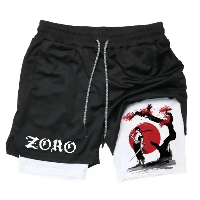 Summer Clothing Layering - TEK PARÇA Anime Zoro Ortak Spor