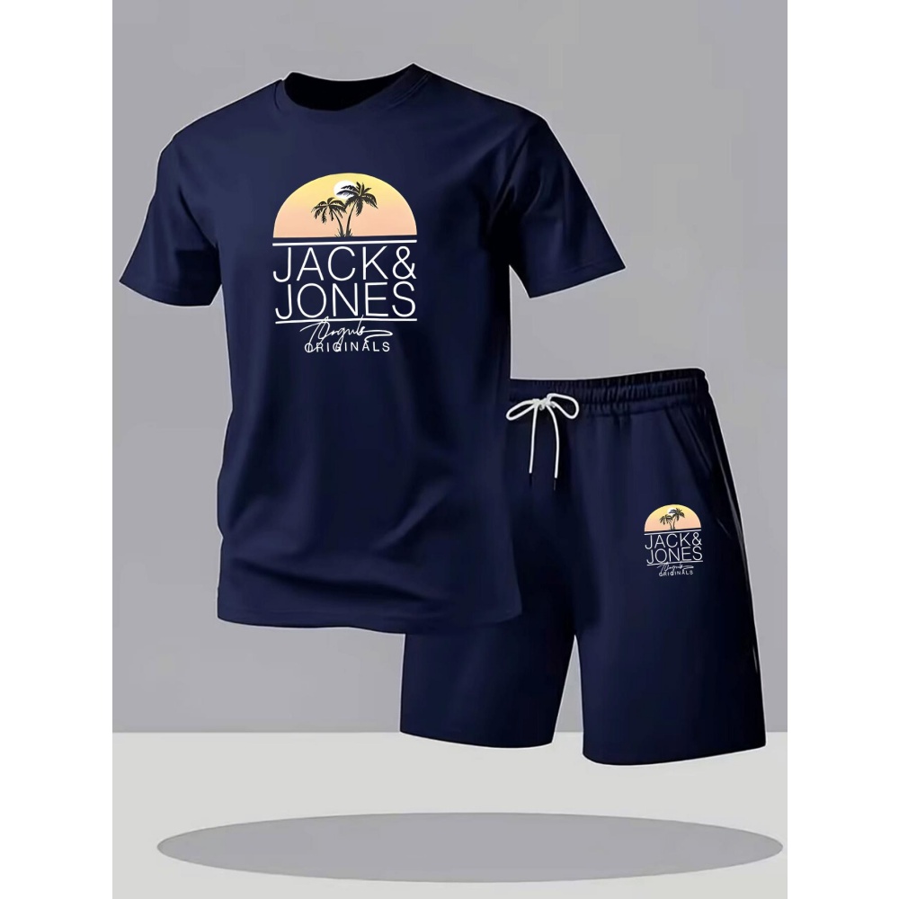 Summer Clothing Guys - Erkek Fitness Tişört Takımları Nefes Alabilen
