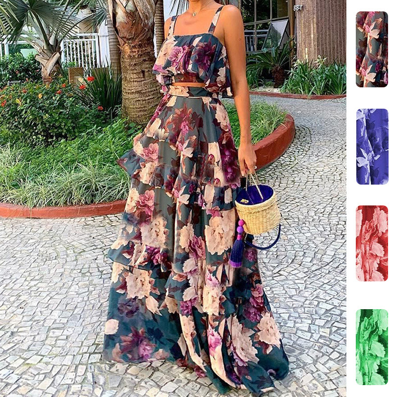 Kadınlar İçin İki Parçalı Çiçe - Summer Clothing Model incelemesi ve fiyatı