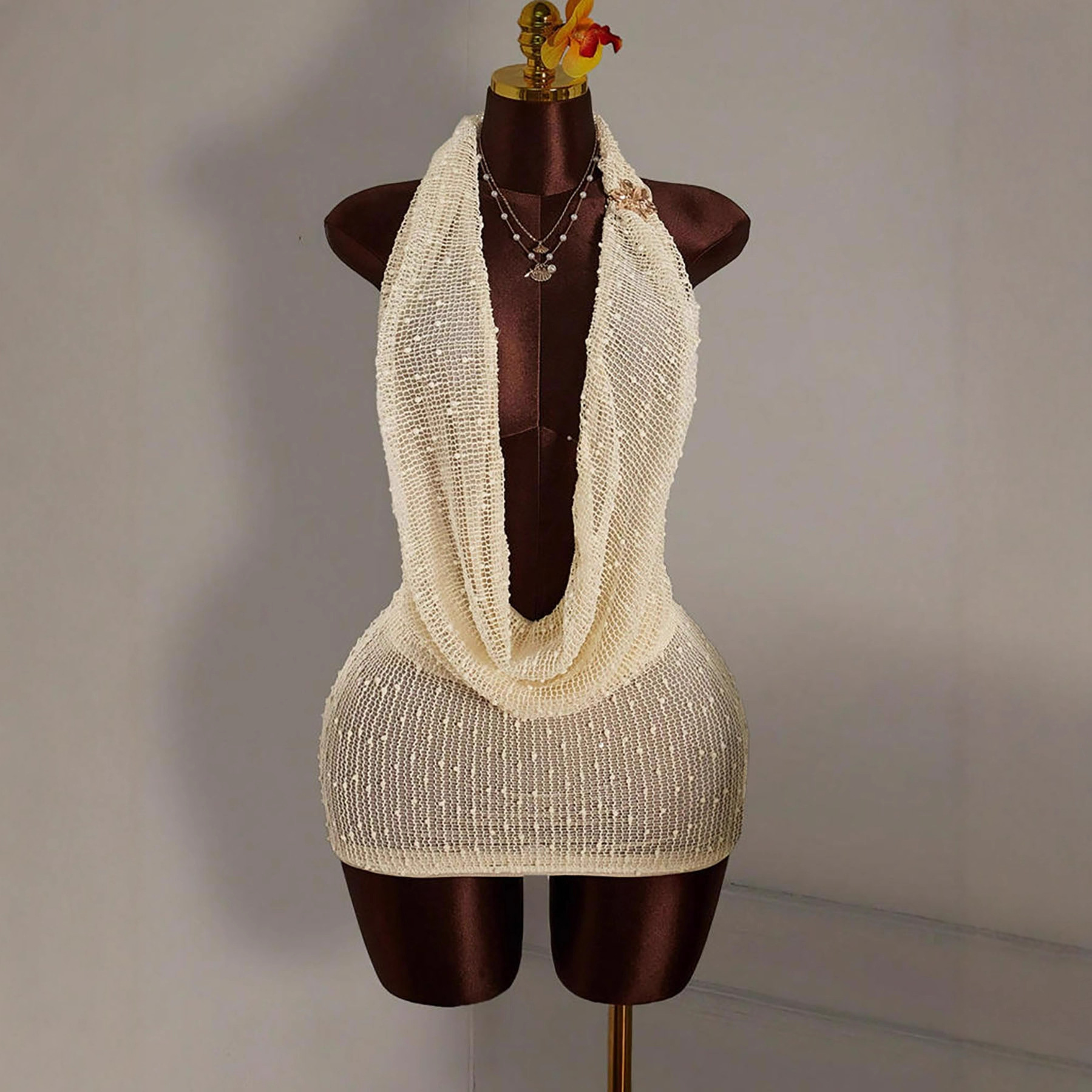 Örme Bodycon Mini Elbise kadın - Summer Clothing Drawing incelemesi ve fiyatı