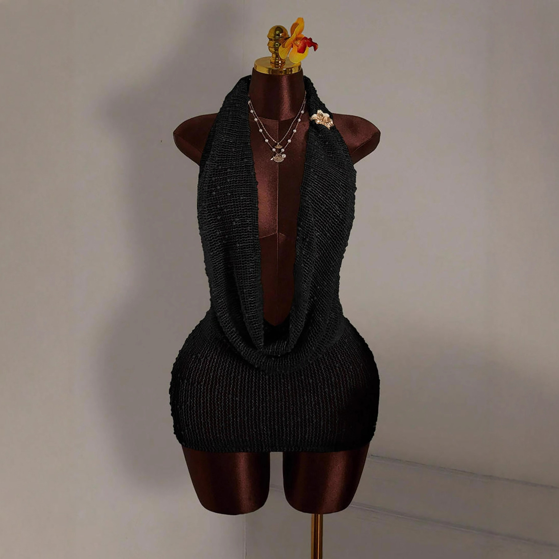 Örme Bodycon Mini Elbise kadın - Summer Clothing Drawing incelemesi ve fiyatı