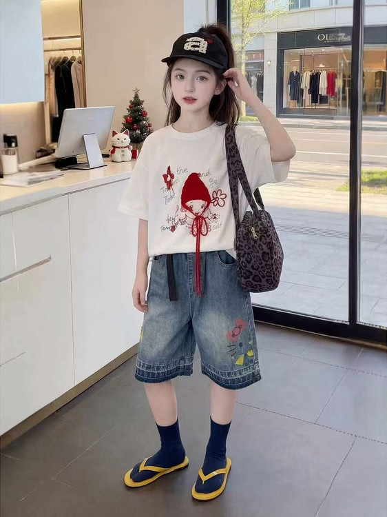 Kızlar Yaz Kısa Kollu Tişört D - Summer Clothing Online incelemesi ve fiyatı