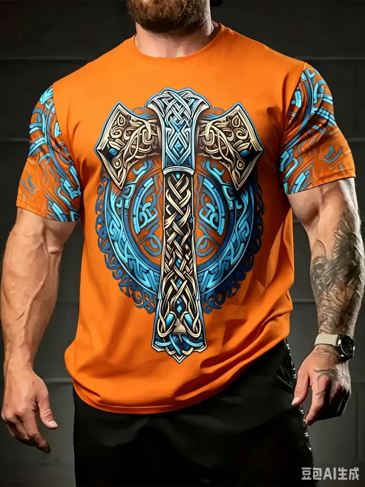 Moda Yeni Viking Desenli Tam B - Summer Viking Clothing incelemesi ve fiyatı
