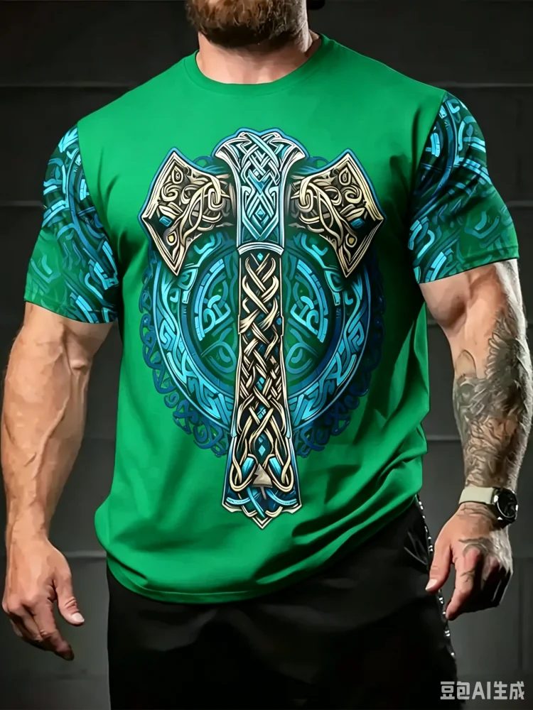 Moda Yeni Viking Desenli Tam B - Summer Viking Clothing incelemesi ve fiyatı