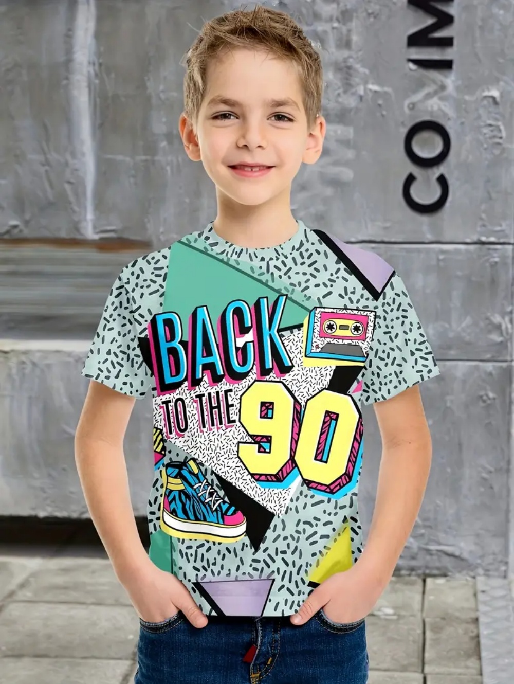 Children's Clothing T-Shirt Gr - Summer Clothing Drawing incelemesi ve fiyatı