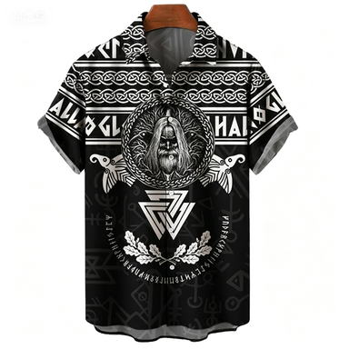 2026 Moda Viking Sembolü 3D Ba - Summer Viking Clothing incelemesi ve fiyatı