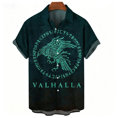 2026 Moda Viking Sembolü 3D Ba - Summer Viking Clothing incelemesi ve fiyatı
