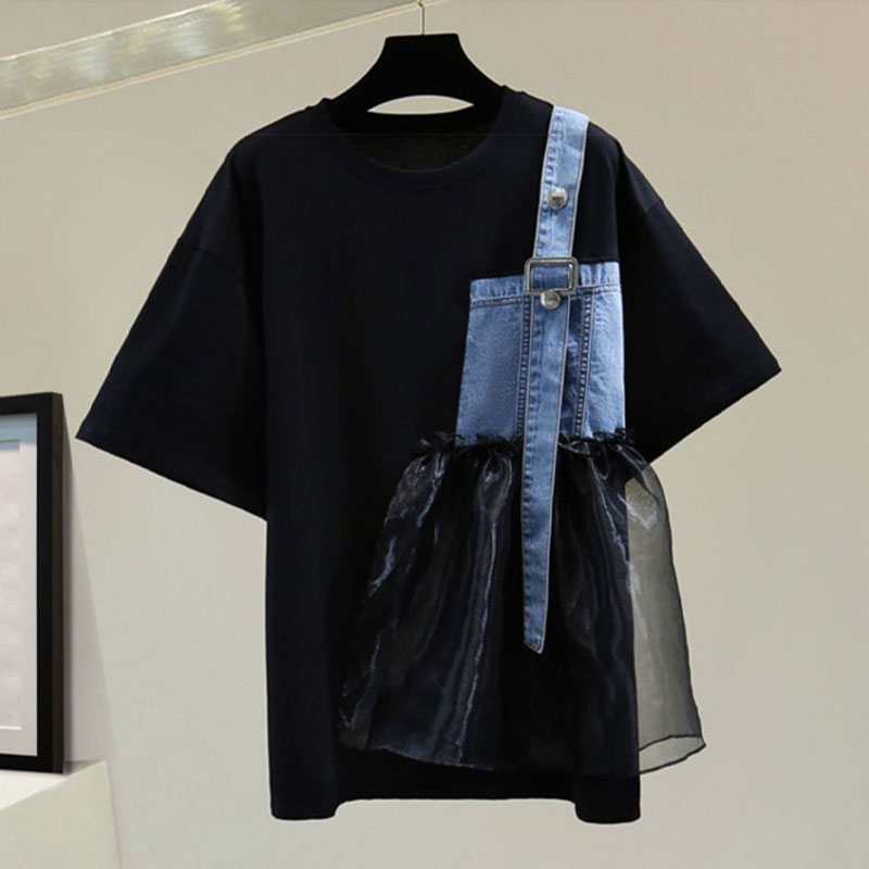 Streetwear şık asimetrik kazak - Summer Gauze Clothing incelemesi ve fiyatı