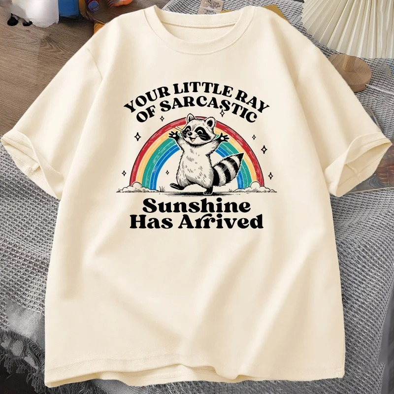 Komik Alaycı Rakun Baskılı Tsh - Summer Rays Clothing incelemesi ve fiyatı