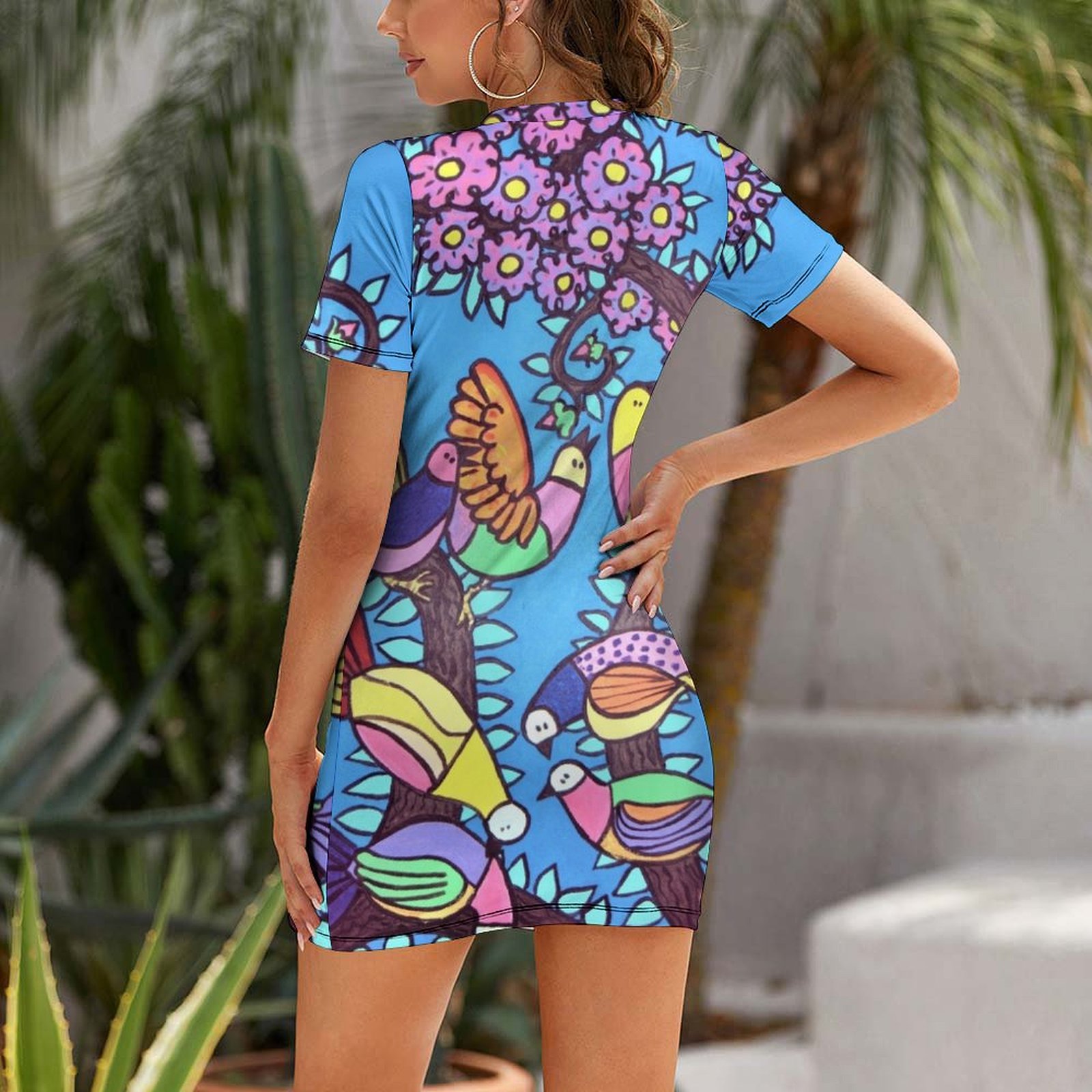 Ağaçta Olan Kuşlar Stef Kısa K - Summer Clothing Online incelemesi ve fiyatı