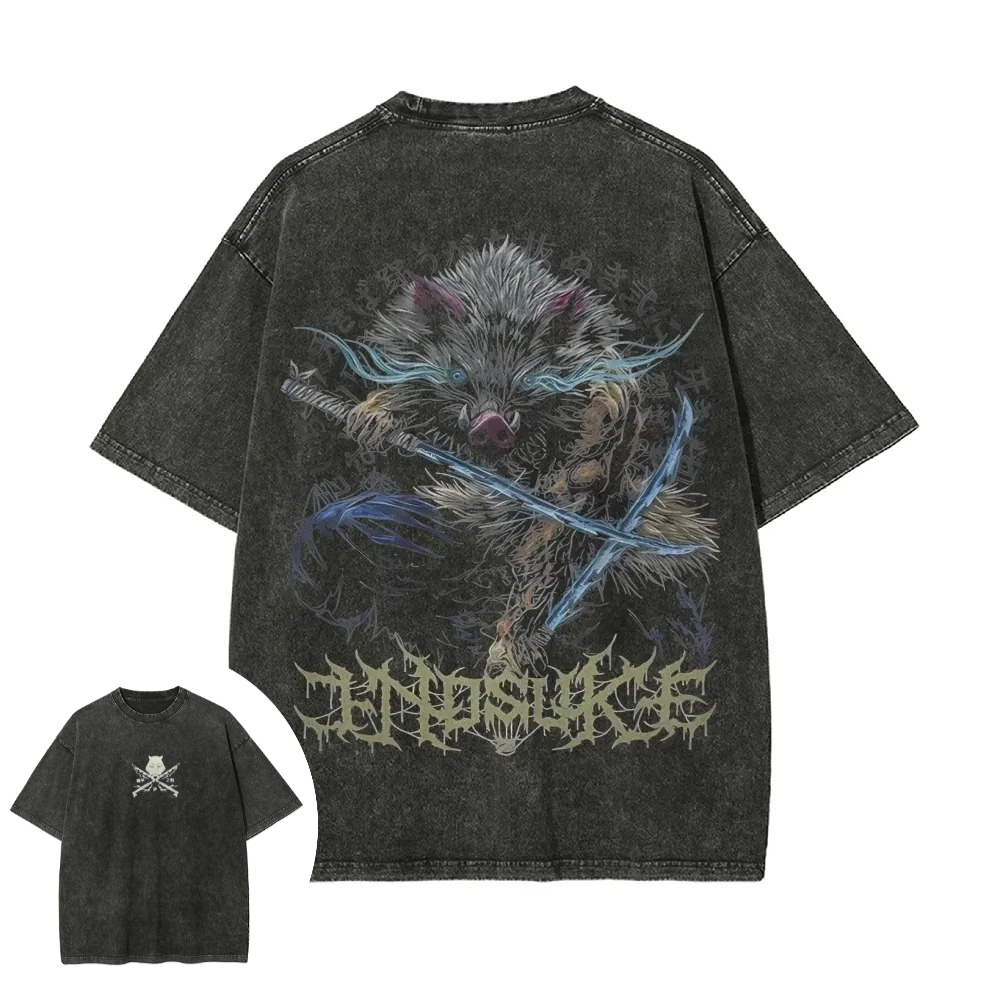 Demon Slayer erkek kadın yıkan - Summer Clothing Good Quality incelemesi ve fiyatı