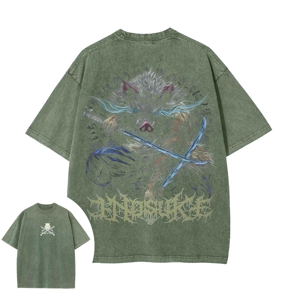 Demon Slayer erkek kadın yıkan - Summer Clothing Good Quality incelemesi ve fiyatı