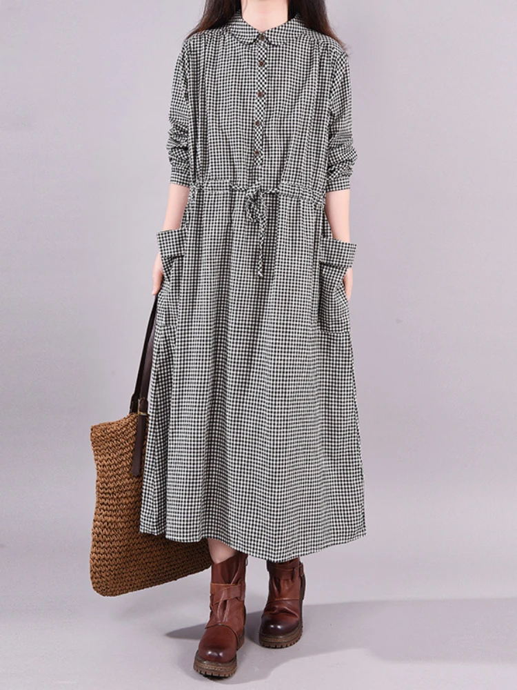 Moda Vintage Elbise Ekose Bera - Summer Clothing Drawing incelemesi ve fiyatı