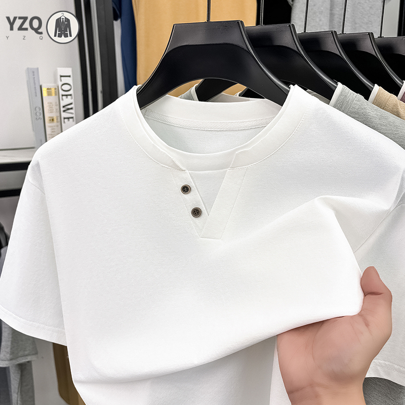 Erkek Kısa Kollu Tişört Henley - Summer Clothing Guys incelemesi ve fiyatı